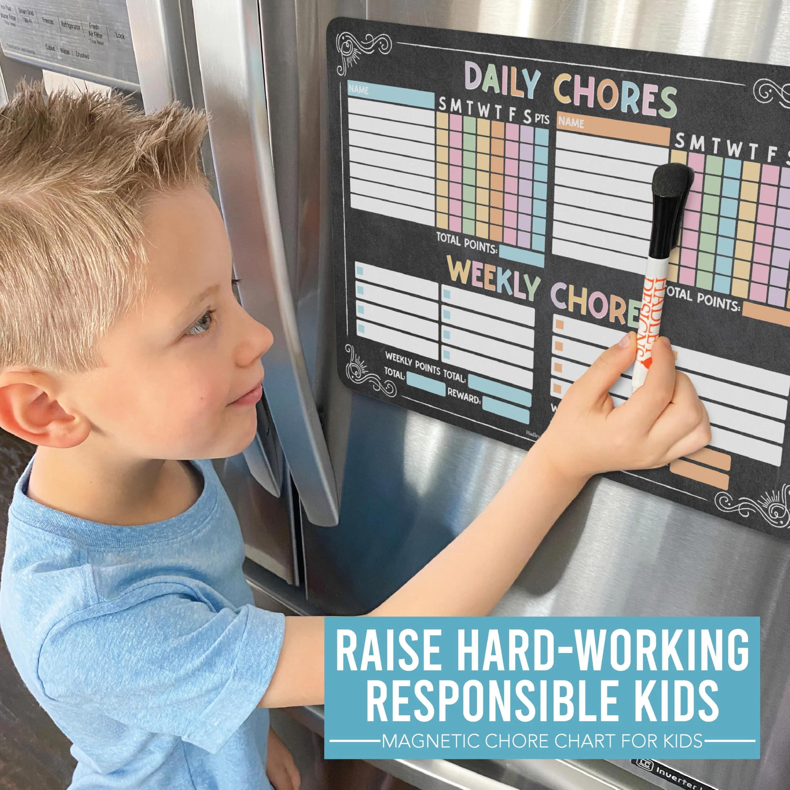 Magnetic Dry Erase Chore Chart - Image 2